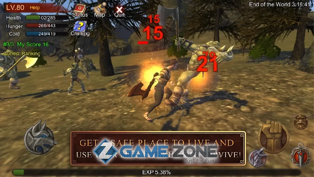 صورة من لعبة SurvivalIO PVP Online [Adfree]
