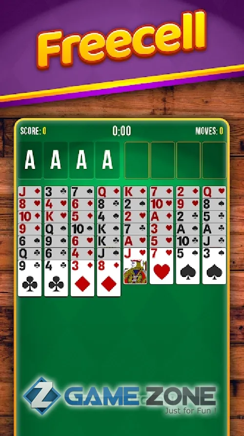صورة من لعبة Freecell [Adfree]