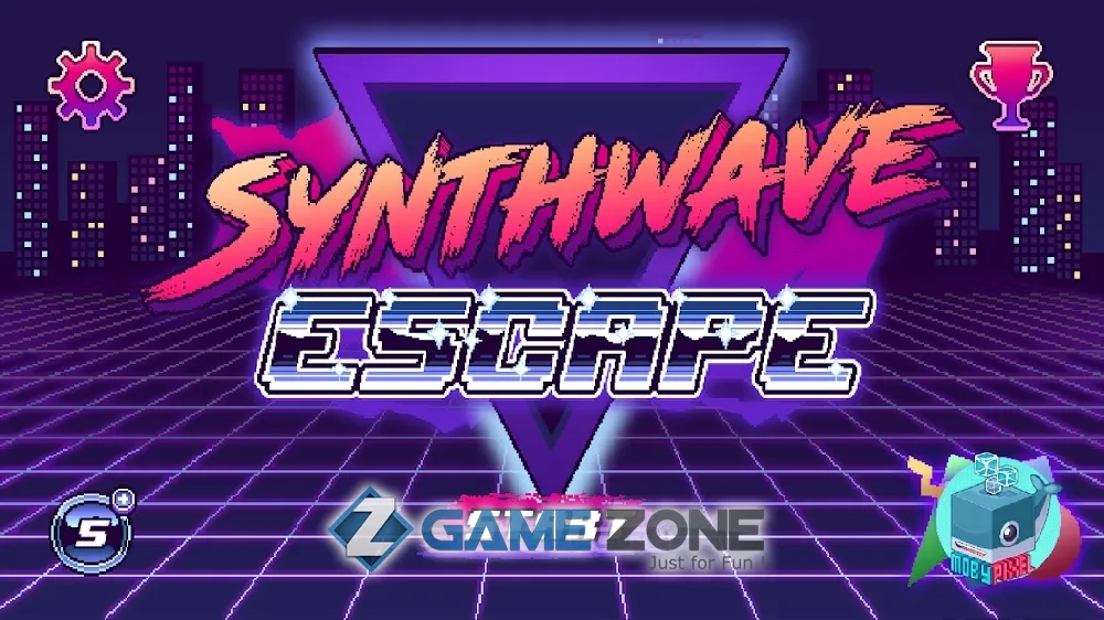 صورة من لعبة Synthwave Escape