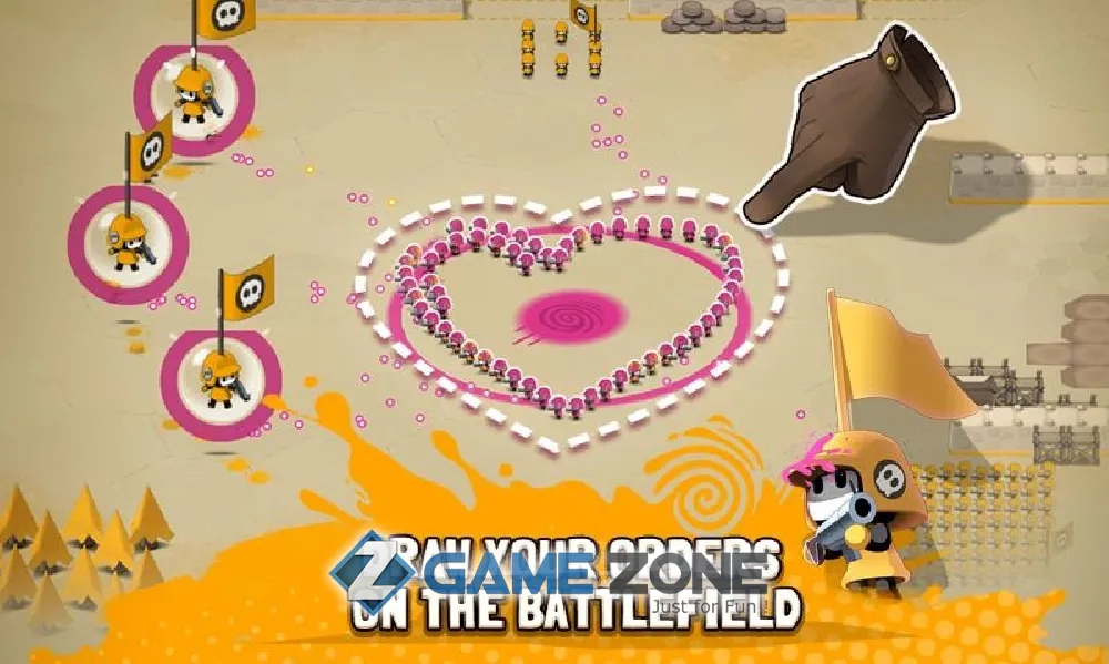 صورة من لعبة Tactile Wars