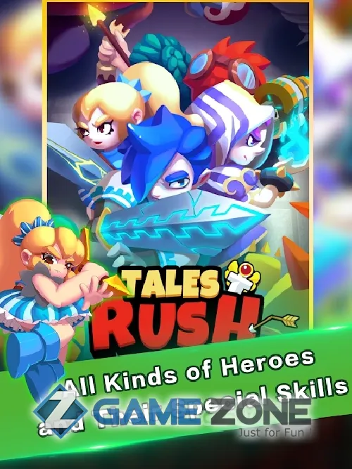 صورة من لعبة Tales Rush! [Много денег/мод меню]