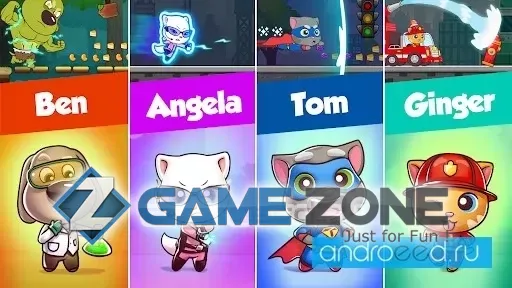 صورة من لعبة Talking Tom Candy Run [Mod Money]