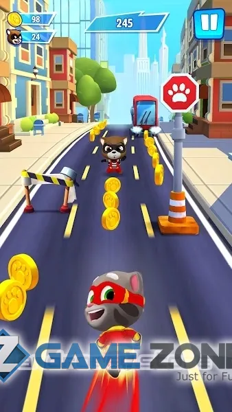 صورة من لعبة Talking Tom Hero Dash [Mod Money]