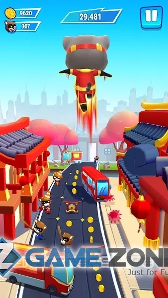 صورة من لعبة Talking Tom Hero Dash [Mod Money]