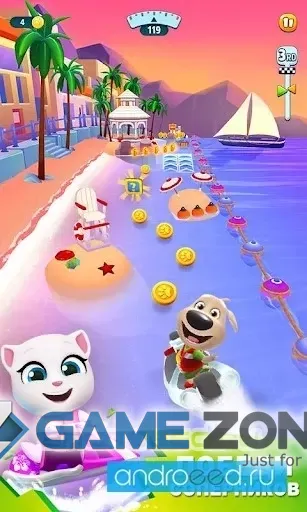 صورة من لعبة Talking Tom Jetski 2 [Mod Maney] [Mod Money]