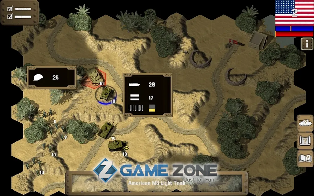 صورة من لعبة Tank Battle: North Africa [Unlocked]