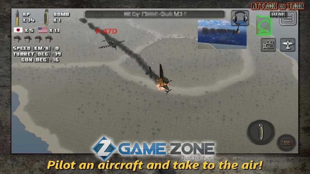 صورة من لعبة Attack on Tank: Rush - WW2