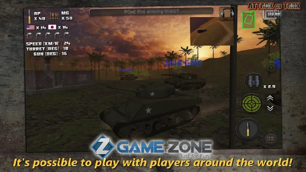 صورة من لعبة Attack on Tank: Rush - WW2