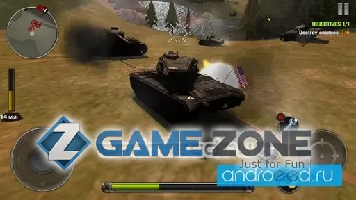 صورة من لعبة TANKS OF BATTLE: WORLD WAR 2