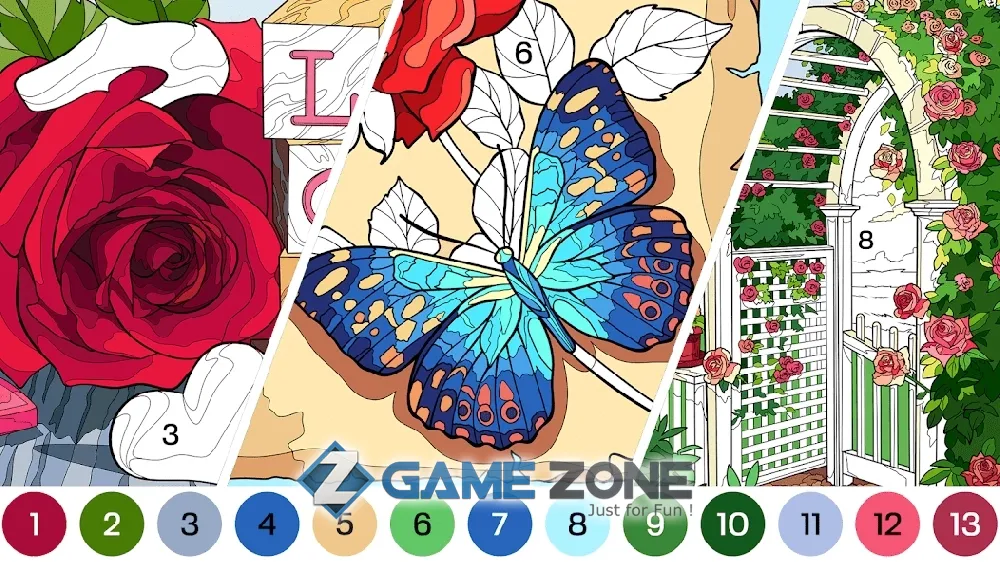 صورة من لعبة Tap Color Lite Color by Number Coloring Games [unlocked/Adfree]