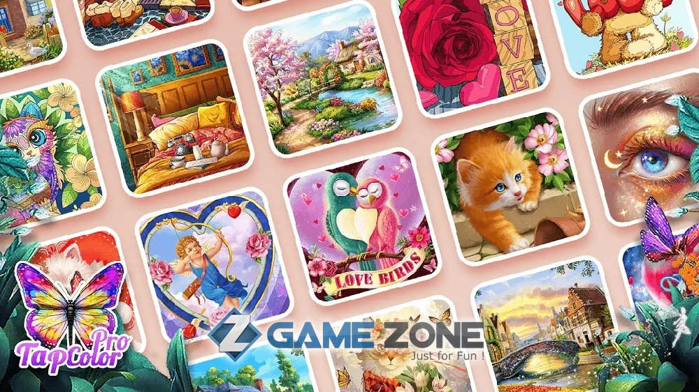 صورة من لعبة Tap Color Lite Color by Number Coloring Games [unlocked/Adfree]