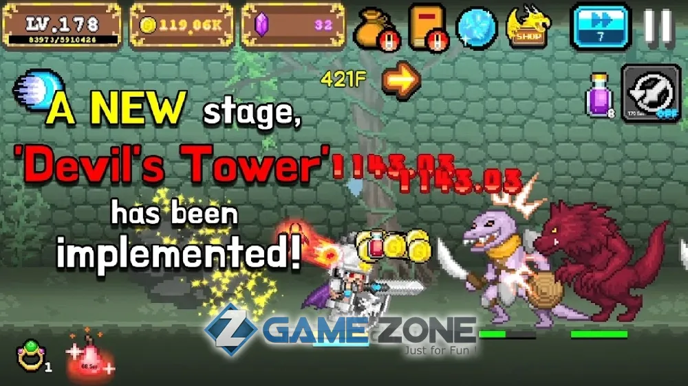صورة من لعبة Tap Knight Dragonampamp39s Attack [Free Shopping]