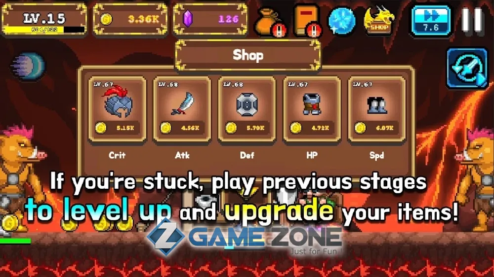 صورة من لعبة Tap Knight Dragonampamp39s Attack [Free Shopping]
