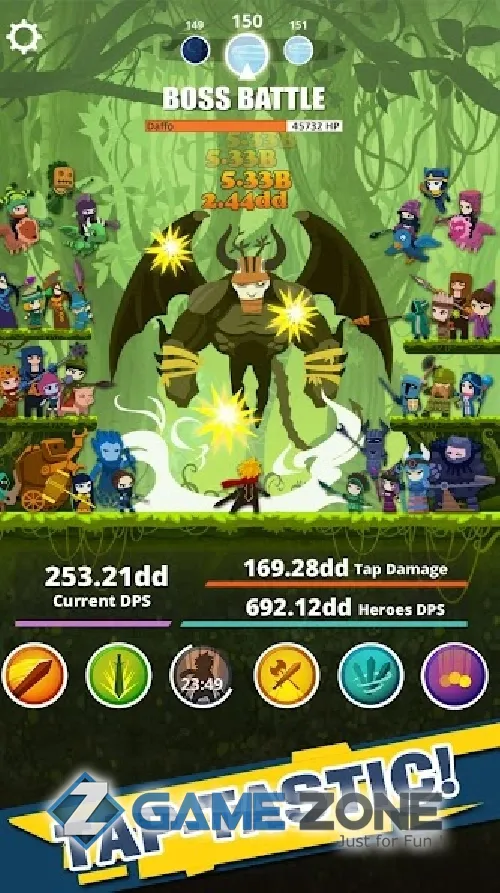 صورة من لعبة Tap Titans [Бесплатные покупки]