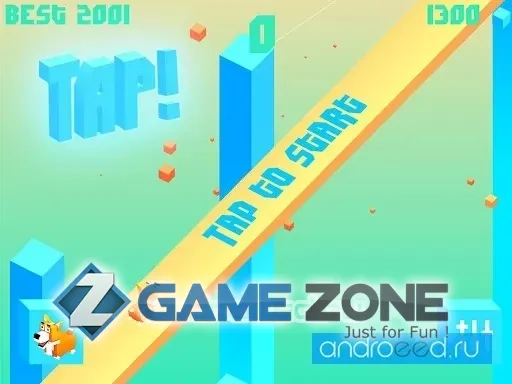 صورة من لعبة Tappy Dash [Много денег]