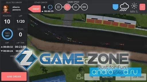 صورة من لعبة Team Order: Racing Manager