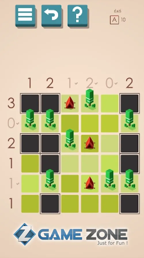 صورة من لعبة Tents and Trees Puzzles [Много денег]