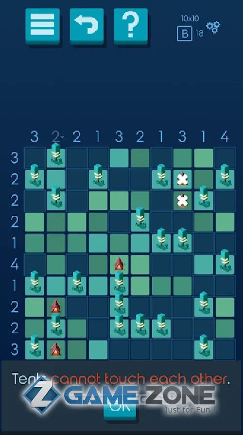 صورة من لعبة Tents and Trees Puzzles [Много денег]