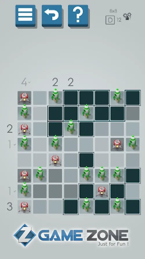 صورة من لعبة Tents and Trees Puzzles [Много денег]