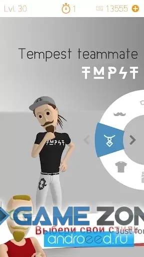 صورة من لعبة Tetrun: Parkour Mania [Много денег]