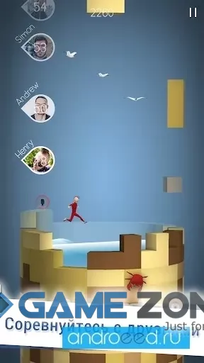 صورة من لعبة Tetrun: Parkour Mania [Много денег]