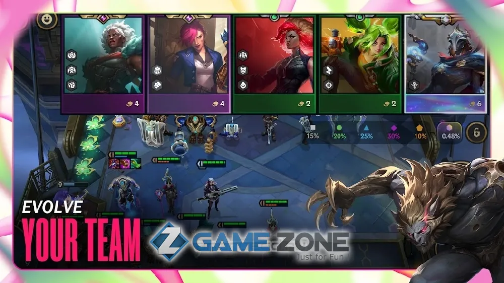 صورة من لعبة TFT: Teamfight Tactics:стратегия League of Legends