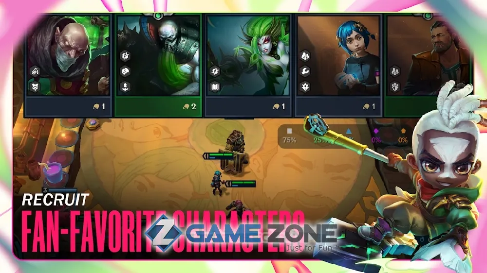 صورة من لعبة TFT: Teamfight Tactics:стратегия League of Legends