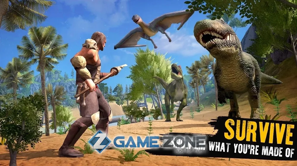 صورة من لعبة The Ark of Craft: Dinosaurs Survival Island Series