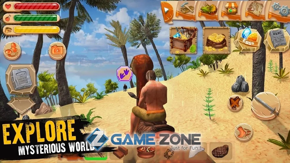 صورة من لعبة The Ark of Craft: Dinosaurs Survival Island Series