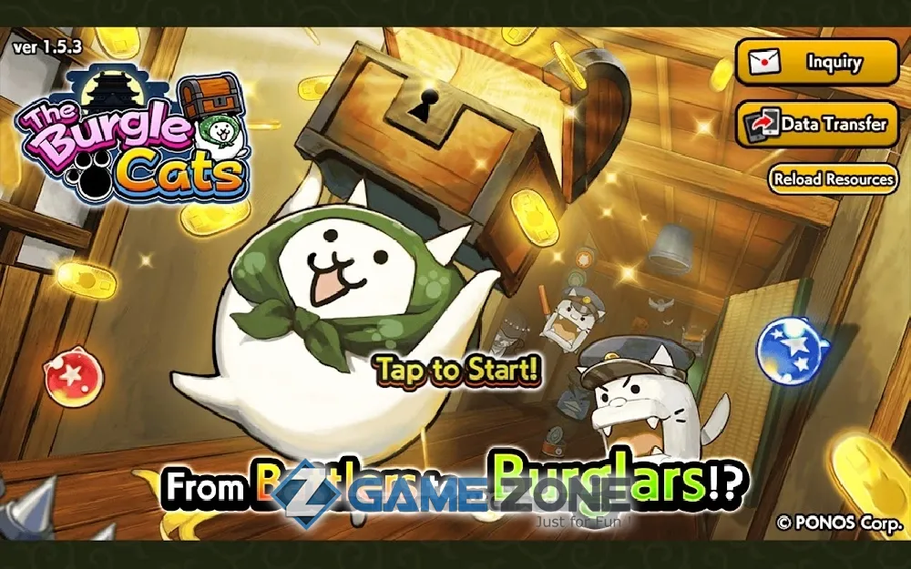 صورة من لعبة The Burgle Cats [Mod Money]