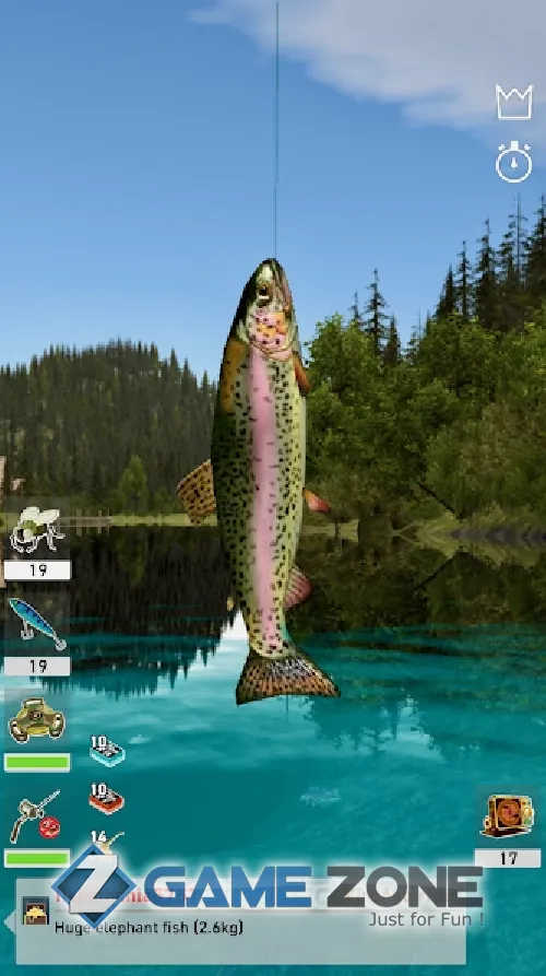 صورة من لعبة The Fishing Club 3D