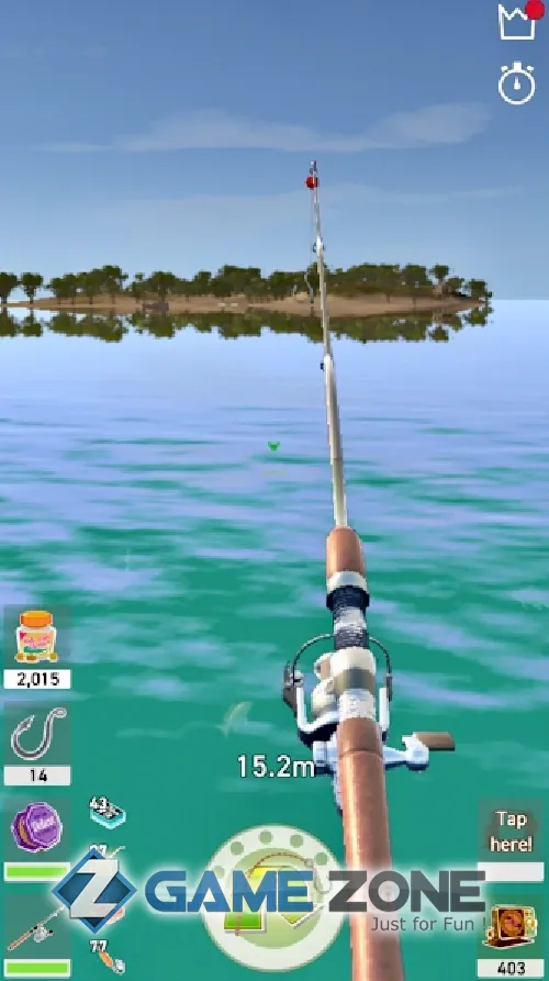 صورة من لعبة The Fishing Club 3D