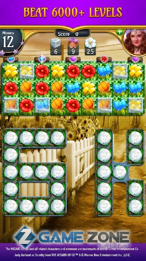 صورة من لعبة The Wizard of Oz Magic Match 3 [Много жизней]