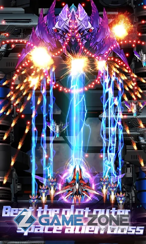 صورة من لعبة Thunder Assault: Raiden Striker