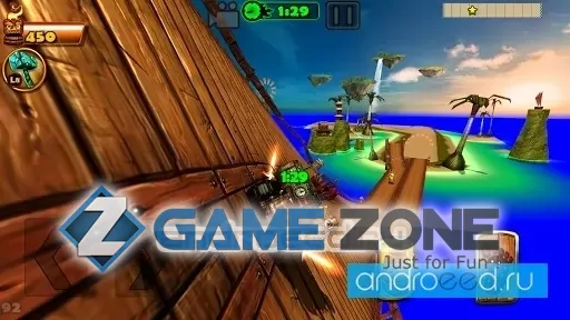 صورة من لعبة Tiki Kart Island