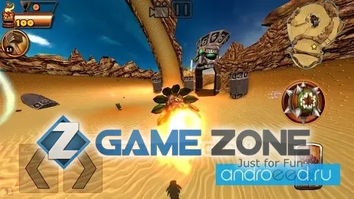 صورة من لعبة Tiki Kart Island