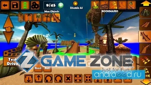 صورة من لعبة Tiki Kart Island