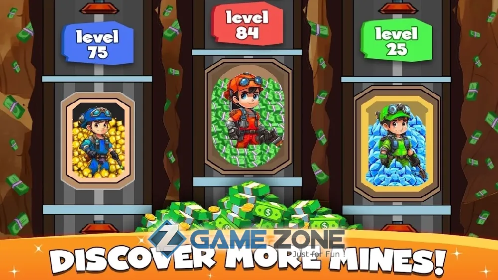 صورة من لعبة Tiny Miners - Idle Clicker