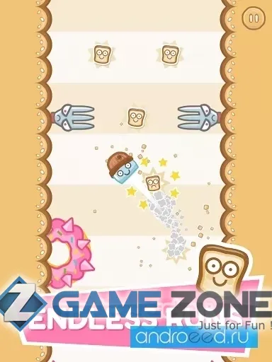 صورة من لعبة Toaster Swipe