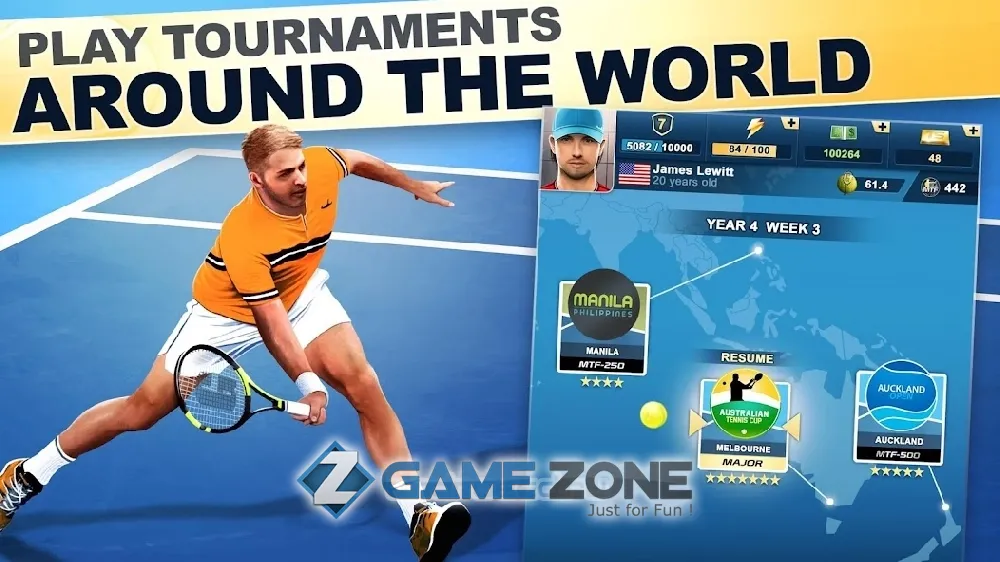 صورة من لعبة TOP SEED Tennis: Sports Management Simulation Game [Много денег]