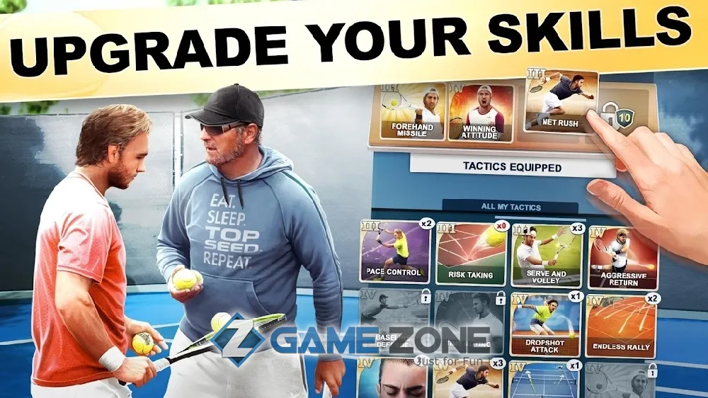صورة من لعبة TOP SEED Tennis: Sports Management Simulation Game [Много денег]