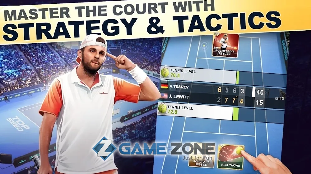 صورة من لعبة TOP SEED Tennis: Sports Management Simulation Game [Много денег]