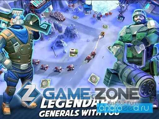 صورة من لعبة Tower Defense Generals TD
