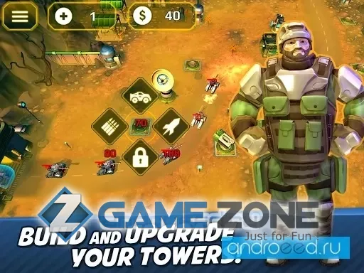 صورة من لعبة Tower Defense Generals TD