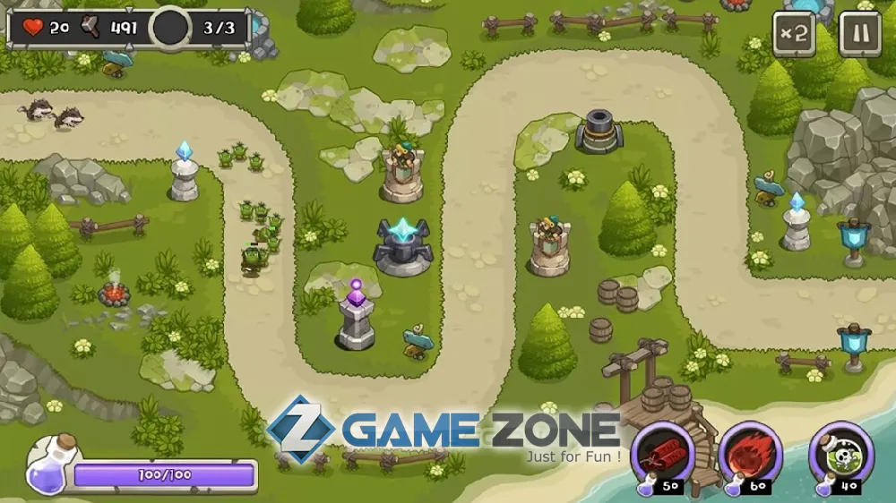 صورة من لعبة Tower Defense King [Много денег]