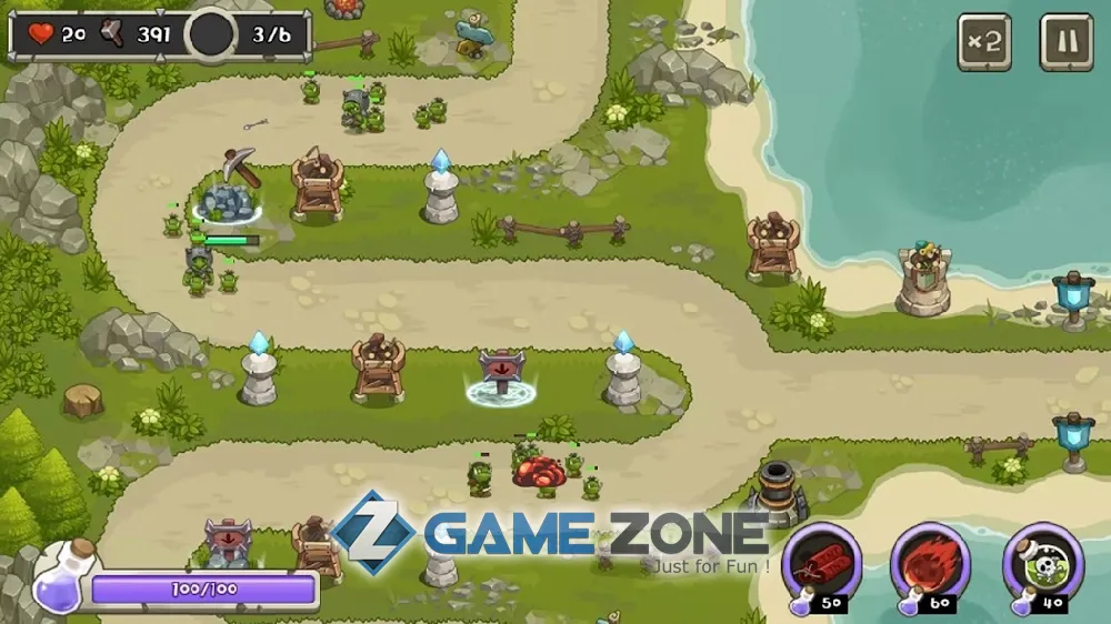صورة من لعبة Tower Defense King [Много денег]