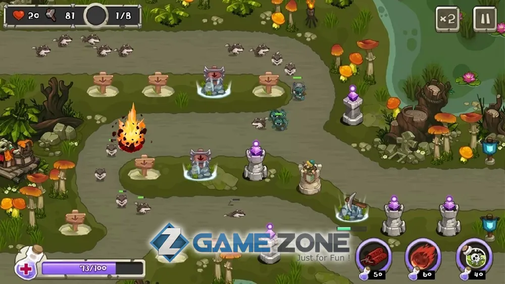 صورة من لعبة Tower Defense King [Много денег]