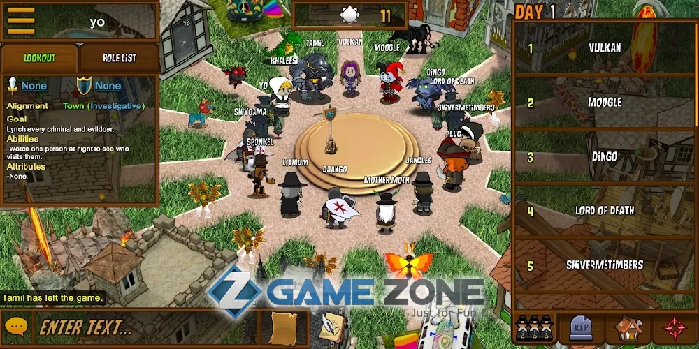 صورة من لعبة Town of Salem - The Coven