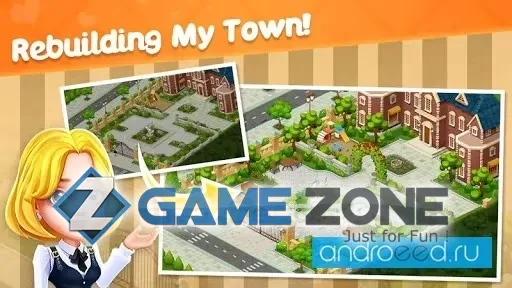 صورة من لعبة Town Story - Match 3 Puzzle