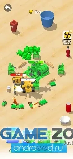 صورة من لعبة Toy Army Draw Defense [Mod Money/Adfree]